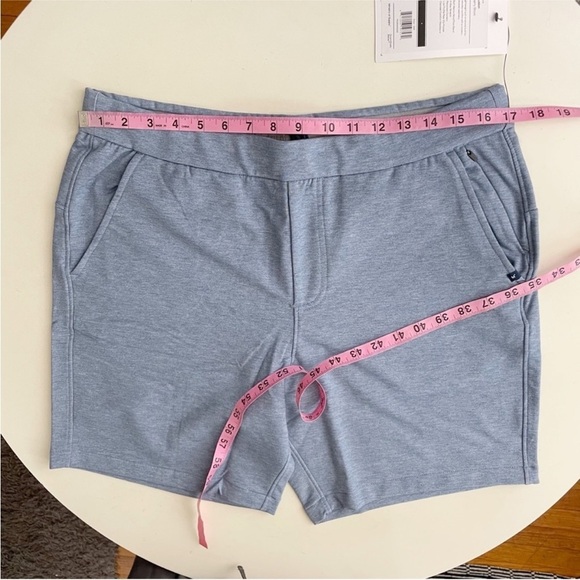 Ministry of Supply Men’s 7” Fusion Terry Short Lunar Blue Size Large New - Picture 4 of 10